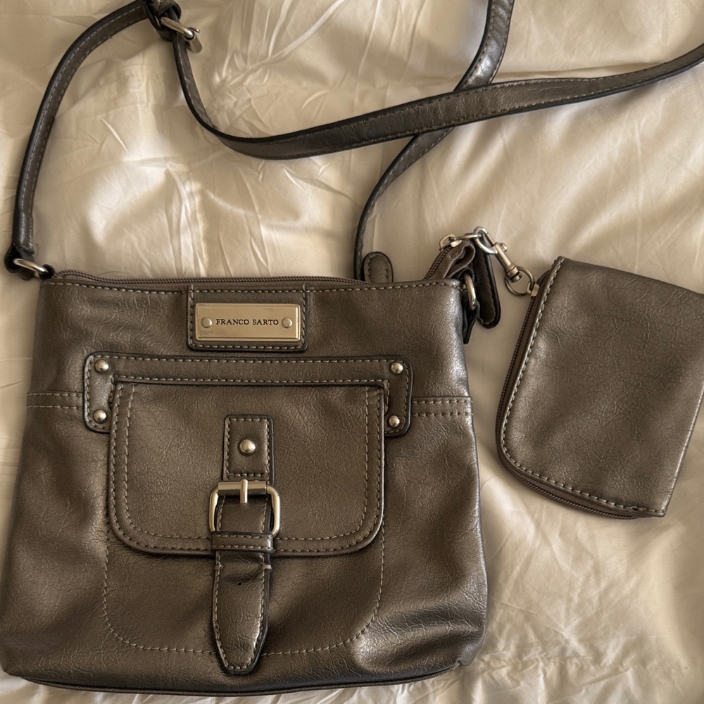 Franco Sarto Metallic Crossbody Bag